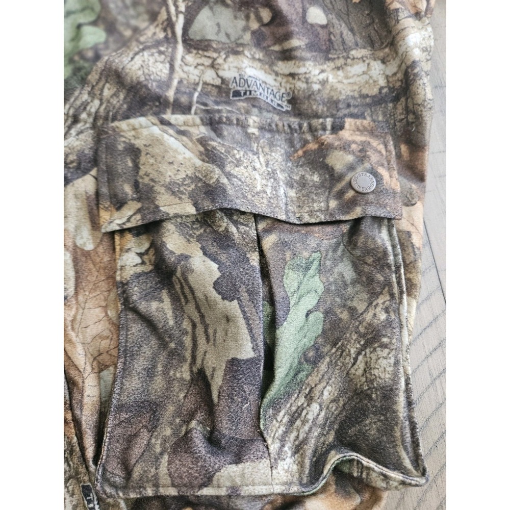 Mad Dog Gear Camo Hooded Hunting Jacket M Full Zip Pocket Outdoor Duck Gorpcore - Picture 15 of 16